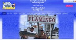 Desktop Screenshot of flamingofishing.com